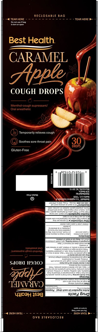 Best Health Caramel Apple 30ct Cough Drops (Best Health  Caramel Apple 30ct Cough Drops)